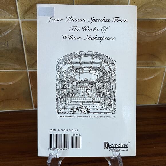 Shakespeare's Monologues They Haven't Heard 1994 Dramaline Productions - Picture 2 of 9